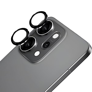 zarala camera lens frame glass compatible with oppo reno14pro 5g tempered glass aluminum alloy frame individual camera lens protector cover reno14pro 5g black