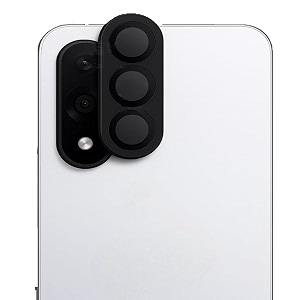 zarala camera lens frame glass compatible with oneplus nord 5 tempered glass aluminum alloy frame individual camera lens protector cover nord 5 gold