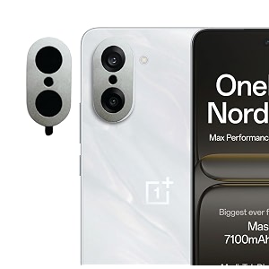 zarala camera lens frame glass compatible withoneplus nord ce5 tempered glass aluminum alloy frame individual camera lens protector cover nord ce5 silver