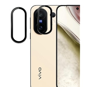 zarala camera lens frame glass compatible with vivo x200 fe 5g tempered glass aluminum alloy frame individual camera lens protector cover x200 fe 5g black