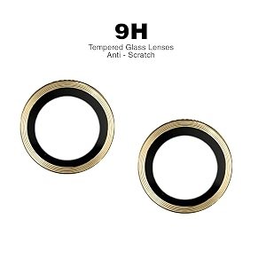 zarala camera lens frame glass compatible with motorola g96 5g tempered glass aluminum alloy frame individual camera lens protector cover g96 5g gold