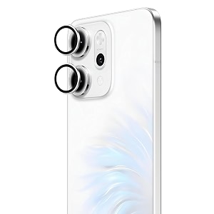 zarala camera lens frame glass compatible with oppo reno14pro 5g tempered glass aluminum alloy frame individual camera lens protector cover reno14pro 5g silver