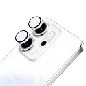 ZARALA Camera Lens Frame Glass Compatible with OPPO Reno14 5G Tempered Glass Aluminum Alloy Frame Individual Camera Lens Protector Cover (Reno14 5G, Silver)