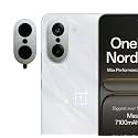 ZARALA Camera Lens Frame Glass Compatible withOnePlus Nord CE5 Tempered Glass Aluminum Alloy Frame Individual Camera Lens Protector Cover (Nord CE5, Silver)