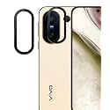 ZARALA Camera Lens Frame Glass Compatible with VIVO X200 FE 5G Tempered Glass Aluminum Alloy Frame Individual Camera Lens Protector Cover (X200 FE 5G, Black)