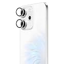 ZARALA Camera Lens Frame Glass Compatible with OPPO Reno14Pro 5G Tempered Glass Aluminum Alloy Frame Individual Camera Lens Protector Cover (Reno14Pro 5G, Silver)