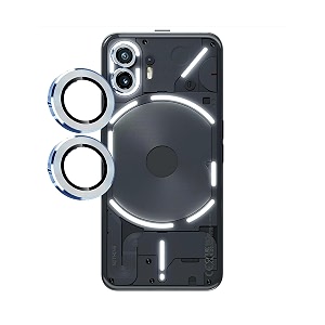 zarala camera lens protector for nothing phone 2 5g 9h tempered glass back film aluminum alloy original lens protective ring cover sierra blue