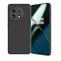 ZARALA Carbon Fibre Back Cover Case For Oneplus 11R 5G Shockproof &amp; Protective | Stunning Minimalist Design Back Case, Black