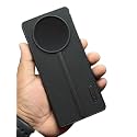 ZARALA Compatible For Realme 11 Pro Plus Super Frosted Shield Pro Back Silicone Soft Mobile Case For Realme 11 Pro Dotted Slim-Fit Design Tpu Shockproof Cove,Black