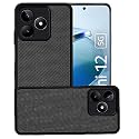 ZARALA Compatible with Redmi 12 5G Super Frosted Shield Pro Back Silicone Soft Mobile Case Dotted Slim-Fit Design TPU Shockproof Cover