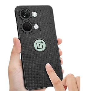 zarala dotted silicon back case cover for oneplus nord 3 5g  camera bumper protection back cover matte black