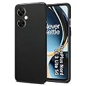 ZARALA Soft Silicone Frosted Air Dotted Case Cover OnePlus Nord CE 3 Lite 5G | Protective Sleek Profile | 360 Degree Camera Protection Bump Back Case Cover for OnePlus Nord CE 3 Lite 5G (Black)