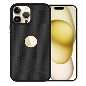 zarala super frosted shield pro back silicone soft mobile iphone 15 pro max case compatible with dotted slim-fit design tpu shockproof cover iphone 15 pro max