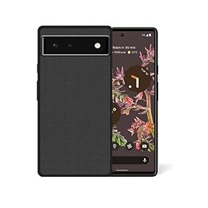 zarala super frosted shield pro back silicone soft mobile case compatible with google pixel 6 pro 5g dotted slim-fit design tpu shockproof cover google pixel 6 pro 5g