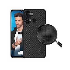 zarala super frosted shield pro back silicone soft mobile case for itel p40 dotted slim-fit design tpu shockproof cover