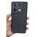ZARALA Super Frosted Shield Pro Back Silicone Soft Mobile Case Compatible with Dotted Slim-Fit Design TPU Shockproof Cover (redmi note 13)