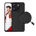 ZARALA Super Frosted Shield Pro Back Silicone Soft Mobile Case Compatible with Itel A60 Dotted Slim-Fit Design TPU Shockproof Cover
