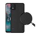 ZARALA Super Frosted Shield Pro Back Silicone Soft Mobile Case Compatible with Nokia C12 Pro Dotted Slim-Fit Design TPU Shockproof Cover