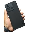 ZARALA Super Frosted Shield Pro Back Silicone Soft Mobile Case Compatible with Redmi 12C Dotted Slim-Fit Design TPU Shockproof Cover (Redmi 12C)