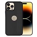 ZARALA Super Frosted Shield Pro Back Silicone Soft Mobile Case Compatible with iPhone 15 pro Dotted Slim-Fit Design TPU Shockproof Cover
