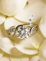 Zarkan Be With Me Silver Solitaire Ring Gift for women And girl with 925 stamped Silver Zircon Rhodium Plated Ring
