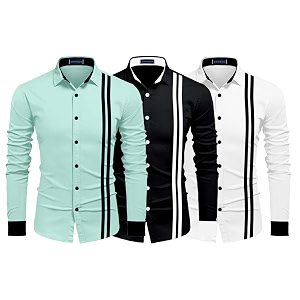 Combo of Men Cotton Polyester Blend Regular