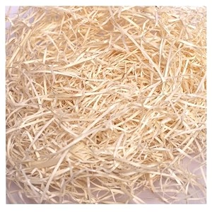 zarwani shredded paper grass confetti for hamper basket filling gift box packing christmas project diy use raffia crinkle paper strips white color 450 gram