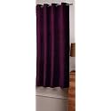 ZATCHBELL Polyster Solid Long Crush Plain Window Curtain, 5 Feet, Wine-Pack of 1pc