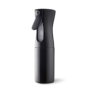 plastic hair spray bottle 160 ml plastic trigger spray bottle refillable fine mist water squirt bottle for curly hair hair cutting barber cleaning plant ironing black