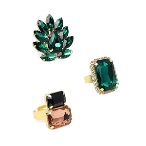 ZAVERI PEARLS Combo of 3 Party Bling
