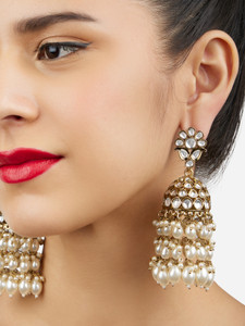 ZAVERI PEARLS Zaveri Pearls Gold Tone Kundan