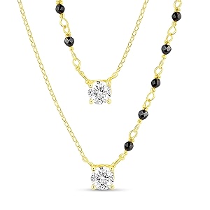 zavya 925 sterling silver mangalsutra  gold plated lustrous cubic zirconia women minimal mangalsutra  with certificate of authenticity and 925 hallmark