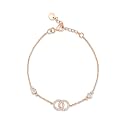 ZAVYA 925 Sterling Silver Unity Rose Gold Plated Bracelet | Gifts For Women And Girls | With Certificate of Authenticity and 925 Hallmark