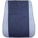 ZAXTY Back Rest Lumbar Full Support for Chair Back Pillow for Car Best Use For Office Home Travel Cars Seat Provides Low Back Support Improves Posture Provides Comfort |Blue|Universal