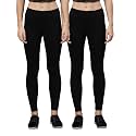 ZAYANQA Combo of 2 Slim Fit Women/Girls Solid Stretchable Cotton Ankle Length Leggings with Ultrasoft Wide Elastic Waistband |Comfortable |Fashionwear|