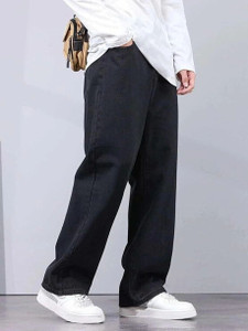 ZAYSH Loose Fit Men Black Jeans