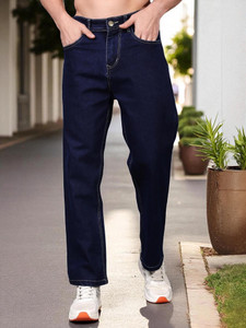 ZAYSH Loose Fit Men Dark Blue Jeans