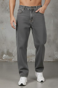 ZAYSH Loose Fit Men Grey Jeans