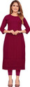 ZAZADIYA IMPEX Women Chikan Embroidery A-line Kurta