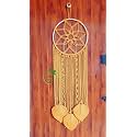 Cotton Macrame Dream Catcher Type Woven Feather Wall Hanging Handmade Dreamcatcher Boho Tassels Decoration Home Decor Ornament Craft Gift. (Leaf - 7)