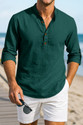 zbio Men Solid Straight Kurta