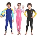 ZCCO Kids Swimsuit, Boys and Girls Full Sunsuit, UPF50+ Rash Guard Wetsuit, Swimwear