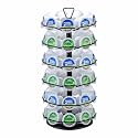 ZCDCP K cup Holder Carousel 6 Tier Coffee pod holder Metal Coffee Pods Storage Organizer Stand Compatible with 54 K Cup Pods