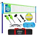 Zdgao 32FT Outdoor&Portable Volleyball Net-Adjustable Thick Dia Poles