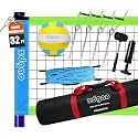 Zdgao Outdoor Portable Adjustable Volleyball Net System with Bag