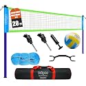 Zdgao Outdoor Portable Adjustable Volleyball Net System with Bag