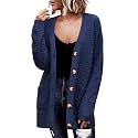 Zeagoo Cardigan Sweaters for Women Long Sleeve Fall Clothes Button Down Top