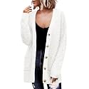 Zeagoo Cardigan Sweaters for Women Long Sleeve Fall Clothes Button Down Top