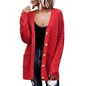 Zeagoo Cardigan Sweaters for Women Long Sleeve Fall Clothes Button Down Top
