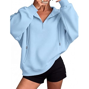 Zeagoo Hoodies for Women Half Zip Up